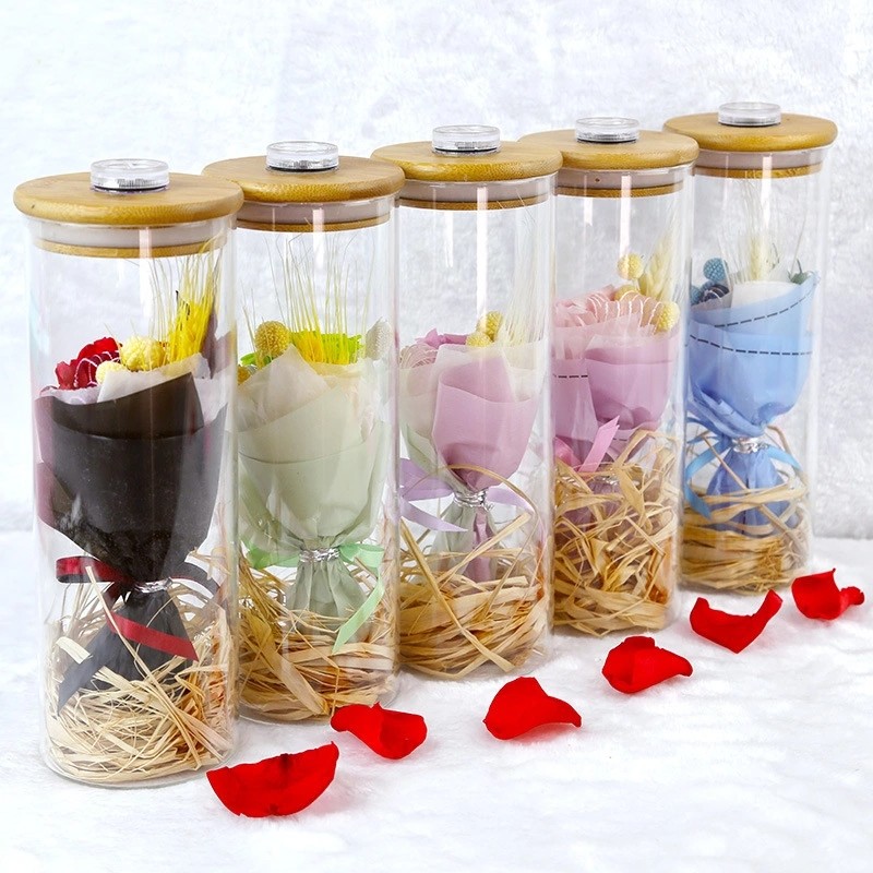New Arrival preserved flowers ornament luxury immortal rose gift for teacher/friend