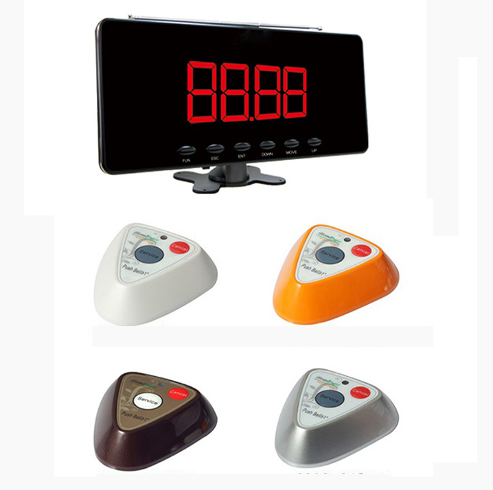 Restaurant High-quality wireless equipment with Customer Table Call Button and big display XXXX.X