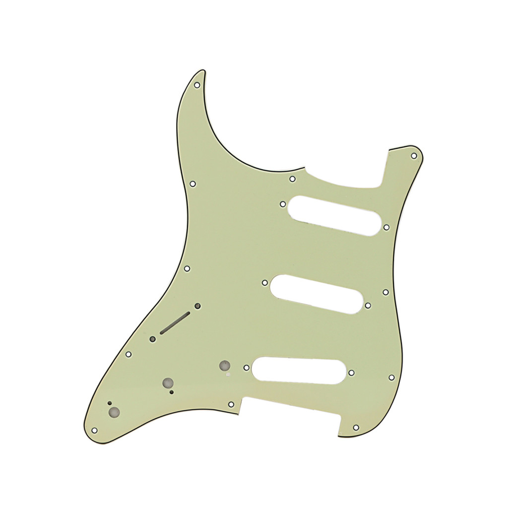 Green 3Ply Electric Guitar Pick Guards For Stratocaster Style Guitar Accessories