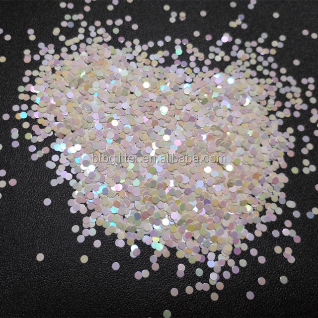 Other Holiday Supplies Die Cutting Printing Holographic Silver Chunky Glitter with Stars Mixes