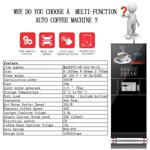 MACAS OEM ODM Coffee Vendor Machine Fresh Coffee Vending Machine