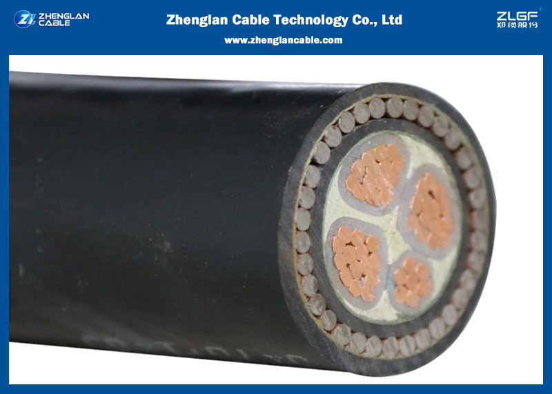 0.6/1KV 4 Core 75sqmm Low Smoke Zero Halogen Cables Armoured Copper XLPE