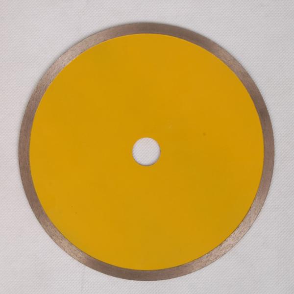 YellowContinuous Rim Saw Blade , Circular Saw Blade For Cutting Ceramic Tile