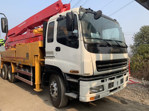 6 Putzmeister 38m Placing Boom Used Truck Mounted Concrete Pump Beton Pumper