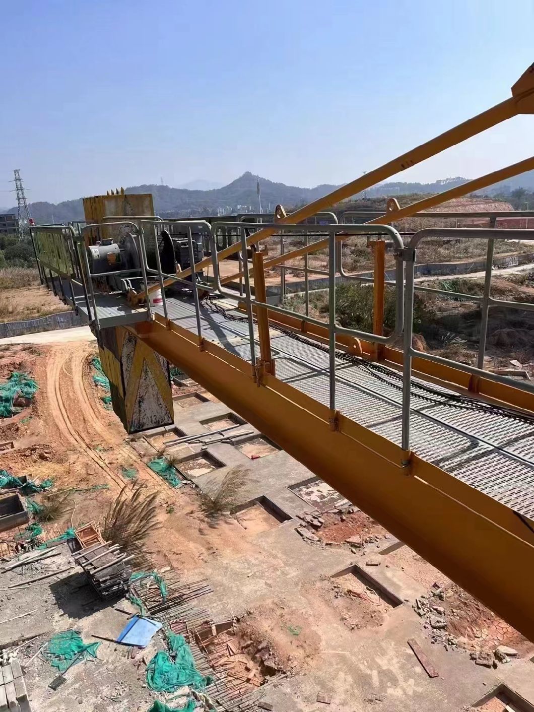 Used 21 Year Old Zoomlion Flat Head Tower Crane W6013