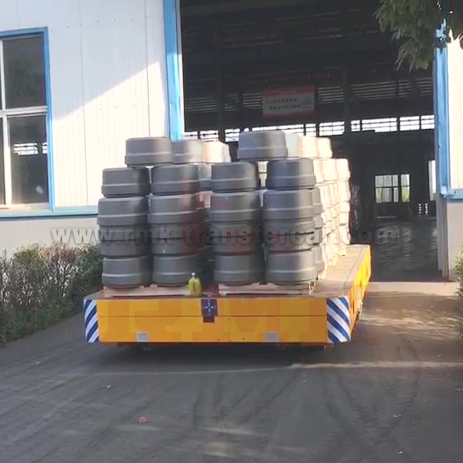Battery Powered DC Motor 10 tons Stainless Steel Materials Electric Die Transfer Cart