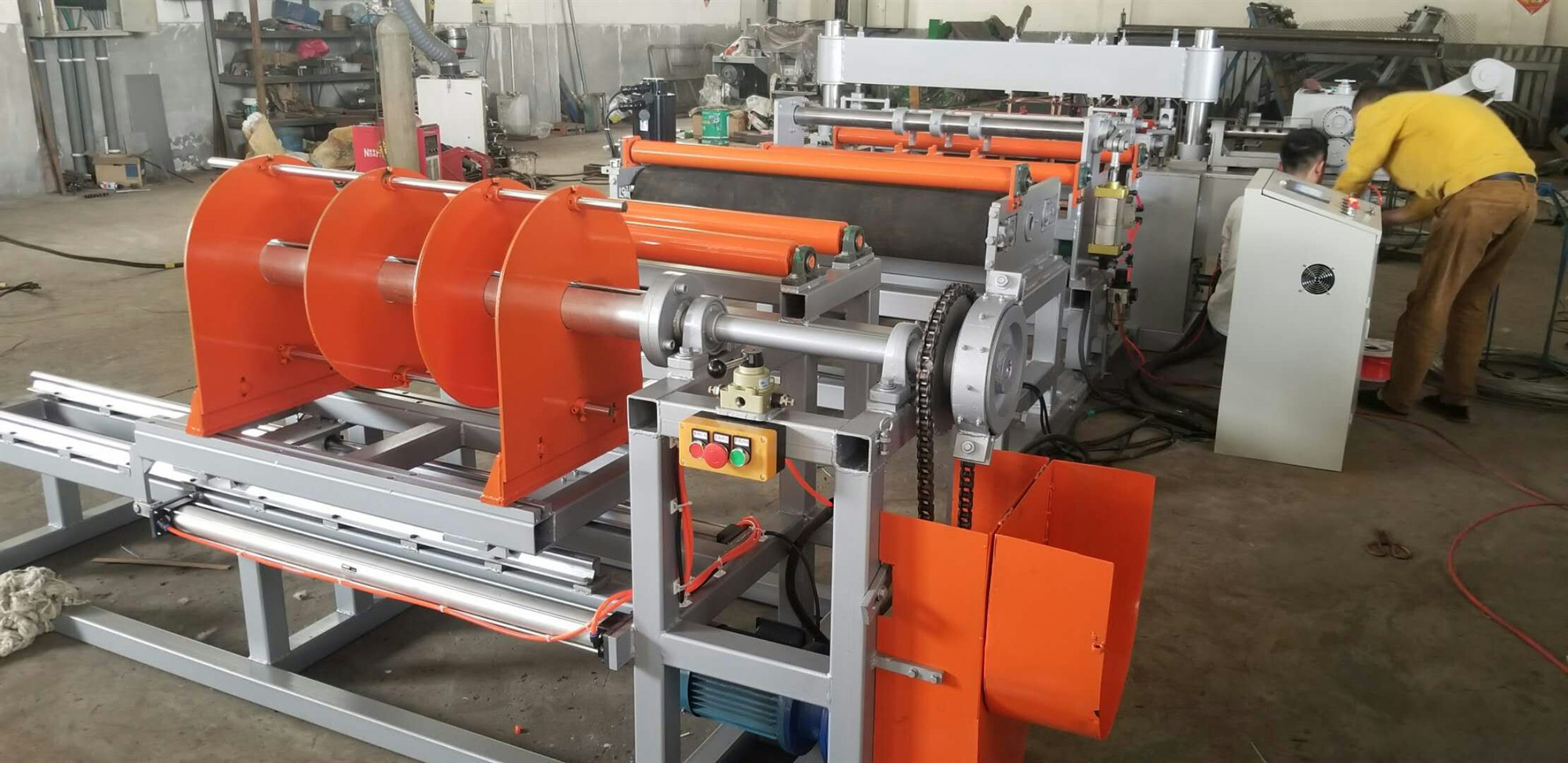 65mm, 115mm, 165mm width Brick Force Welding Wire Mesh Machine