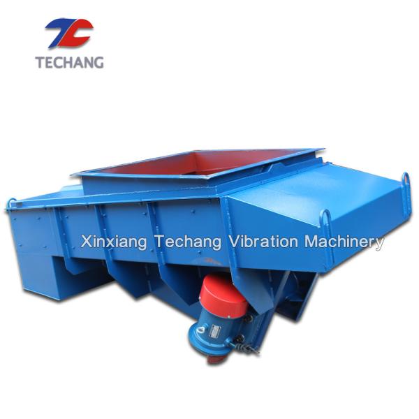 Motor Driven Vibrating Feeder Machine Carbon Steel / Stainless Steel Type