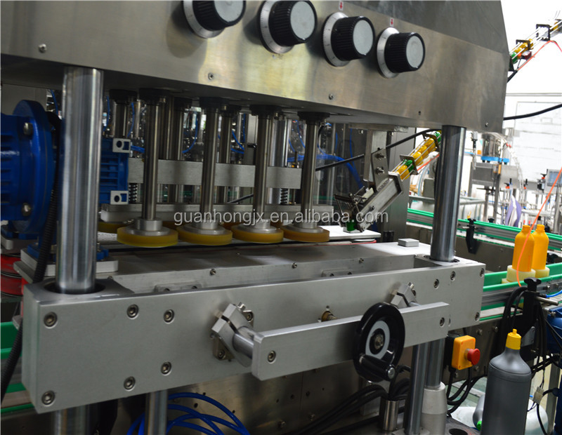 High Productivity 16 Heads Tire Sealant Servo Piston Automatic Filling Capping Machine