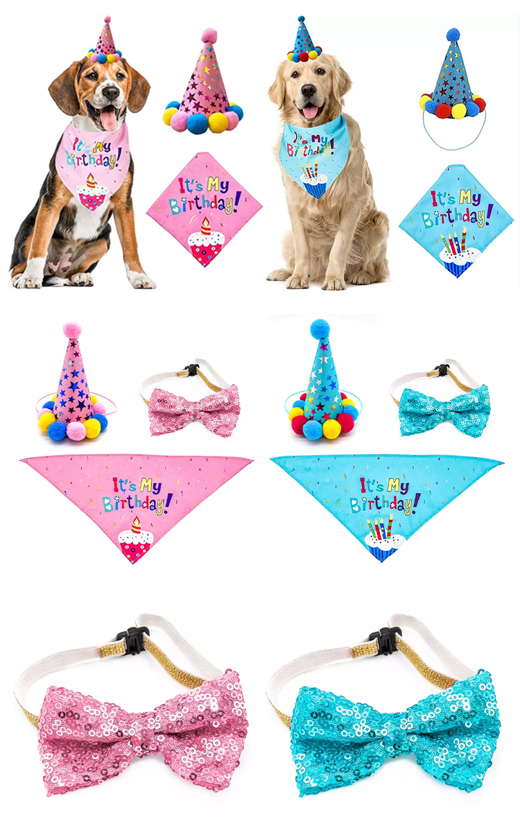 Dog's Birthday Party Supplies Pull Flag Hat and More Get Ready Celebrate