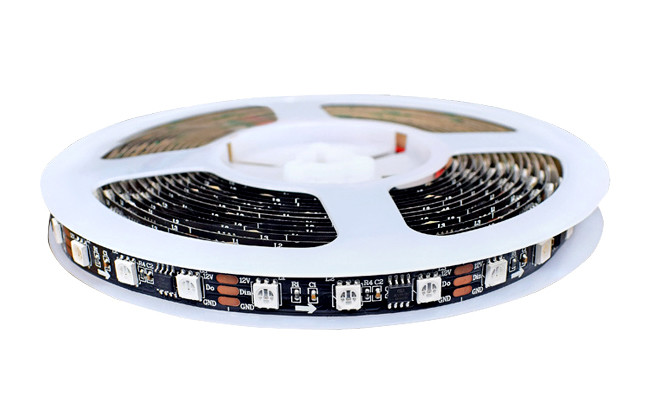 5V LED Neon Strip Lights RGB 5050 Blackboard Lamp Belt Built In IC