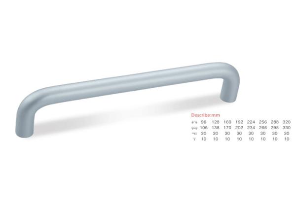 Easy Installation Extruded Aluminium Pull Handles Strictly Quality Control Logo