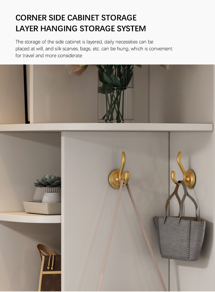 Multispace Bedroom Storage Wardrobe With Mirror Hinged Door