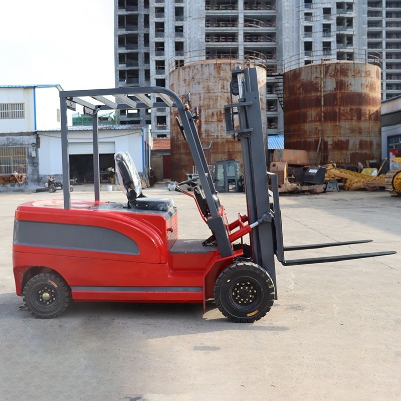 Solid Tire Electric Forklift XYZ123 With Onboard Charger / 48V Battery Voltage All Terrain Electric Forklift