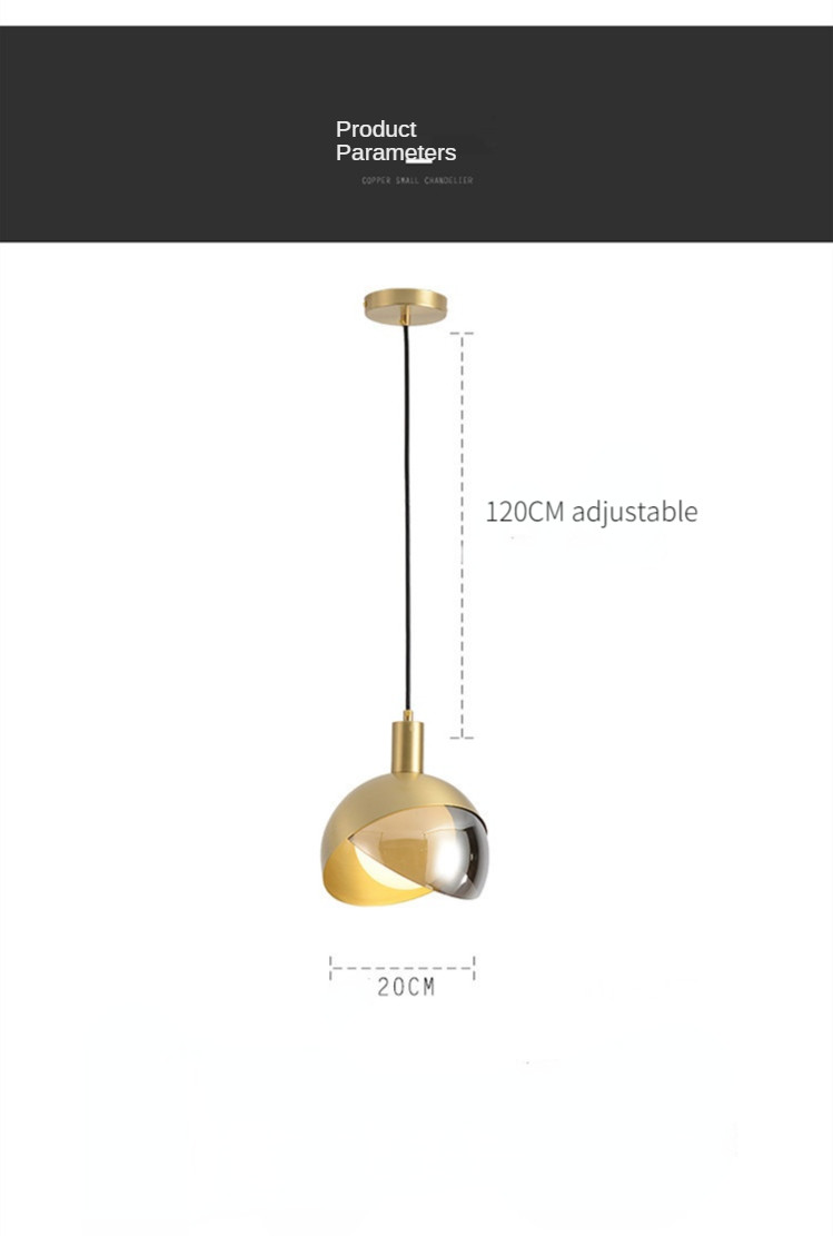 Europe Modern LED Glass Ball Luxury Pendant Light on Dining Room Kitchen island Light(WH-GP-81)