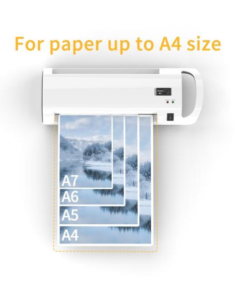 CL806 Laminator 80-125 Micron Lamination A4 Mini Paper Sheet Pouch Laminating
