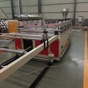 WPC PVC Plastic Processed Foam Board Production Line with 6 M Calibration Table