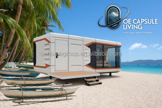 Prefab House Luxury Hotel Modular Villa 2 Bedroom Prefab Homes Prefabricated Building Space Capsule Prefabricated Cabins