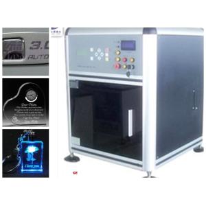  Computerized 3D Glass Engraving Machine , 3D Laser Glass Etching Machine Manufactures
