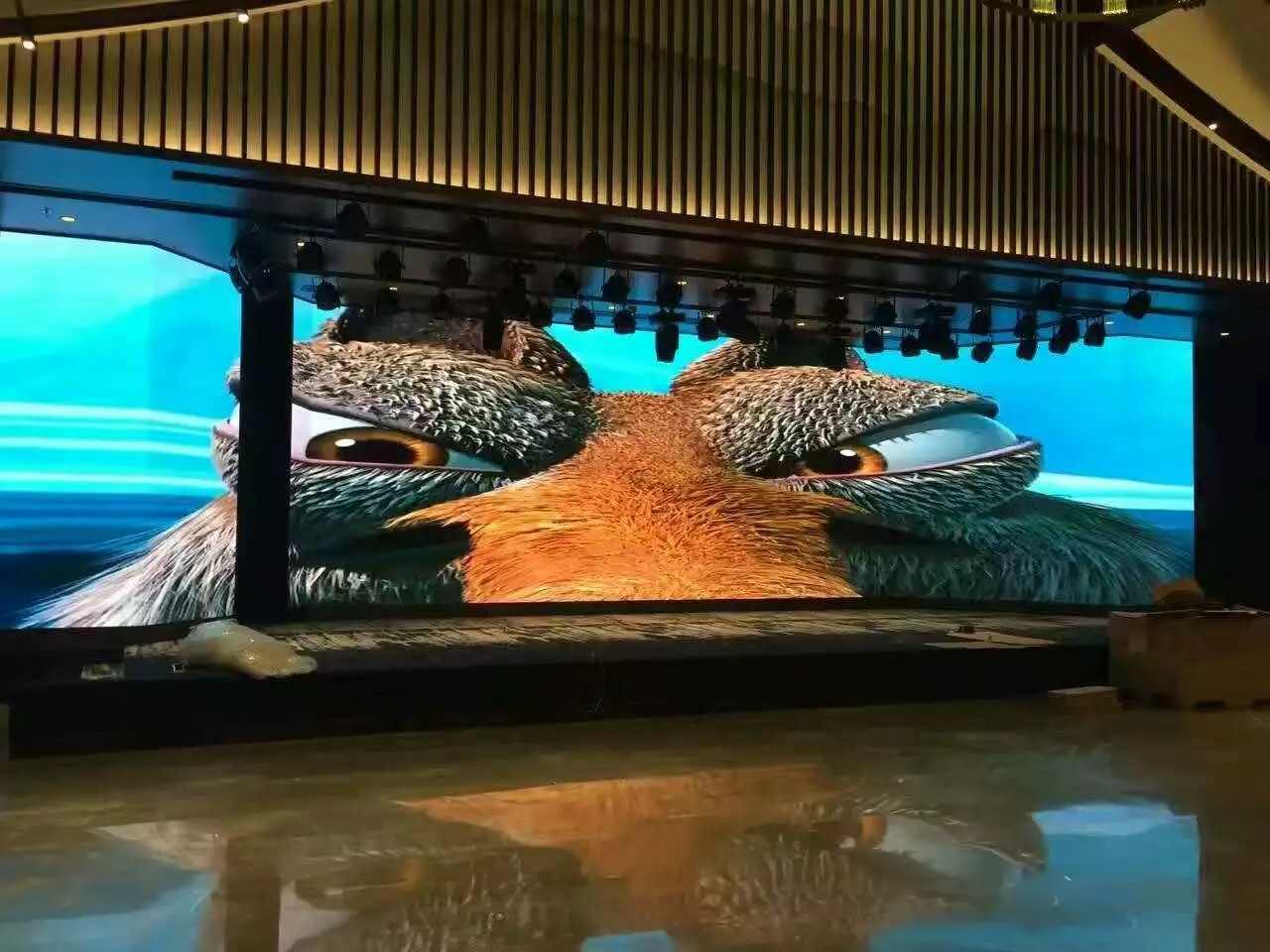 Stage Backdrop p3.91 1920hz refresh rate 500x500 mm Clear Vision Magnet Front Maintenance