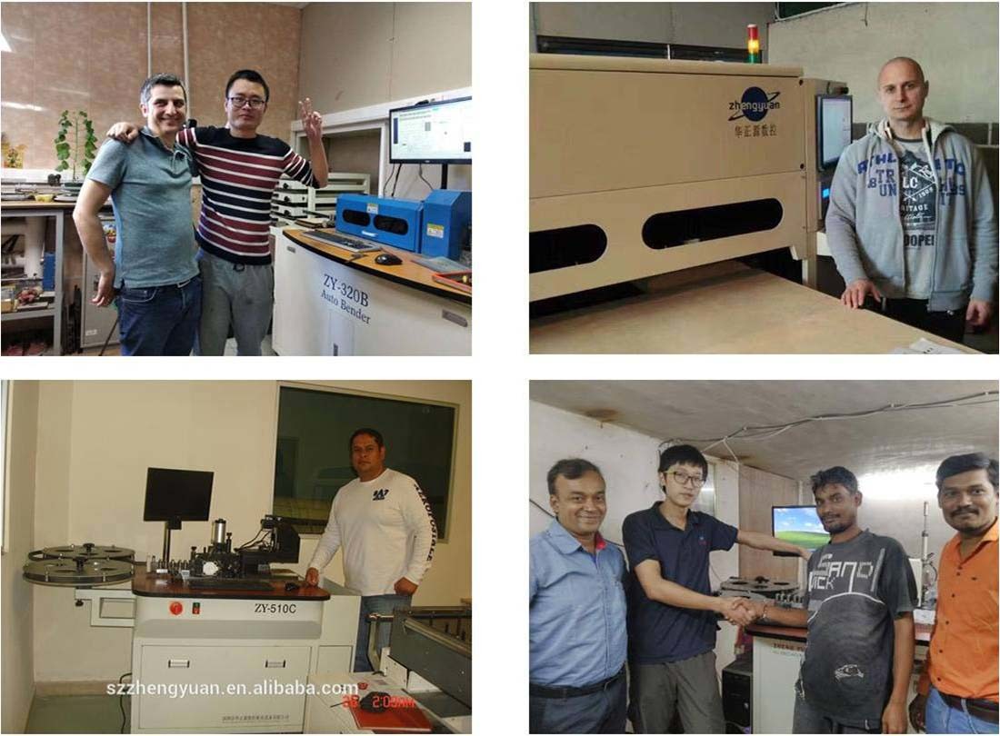 High Accuracy Auto Bender Machine 1.5mm Min Bending Size ZY - 320B Model
