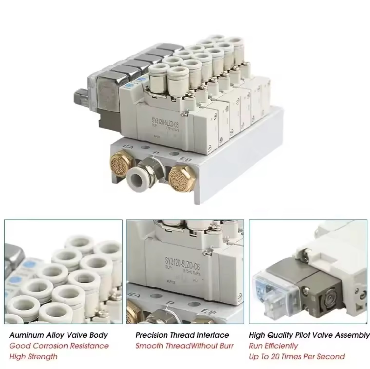 SY3320-5LZD-C6 SY3320-6LZD-C6 SMC Solenoid Valves for Customer Requirements