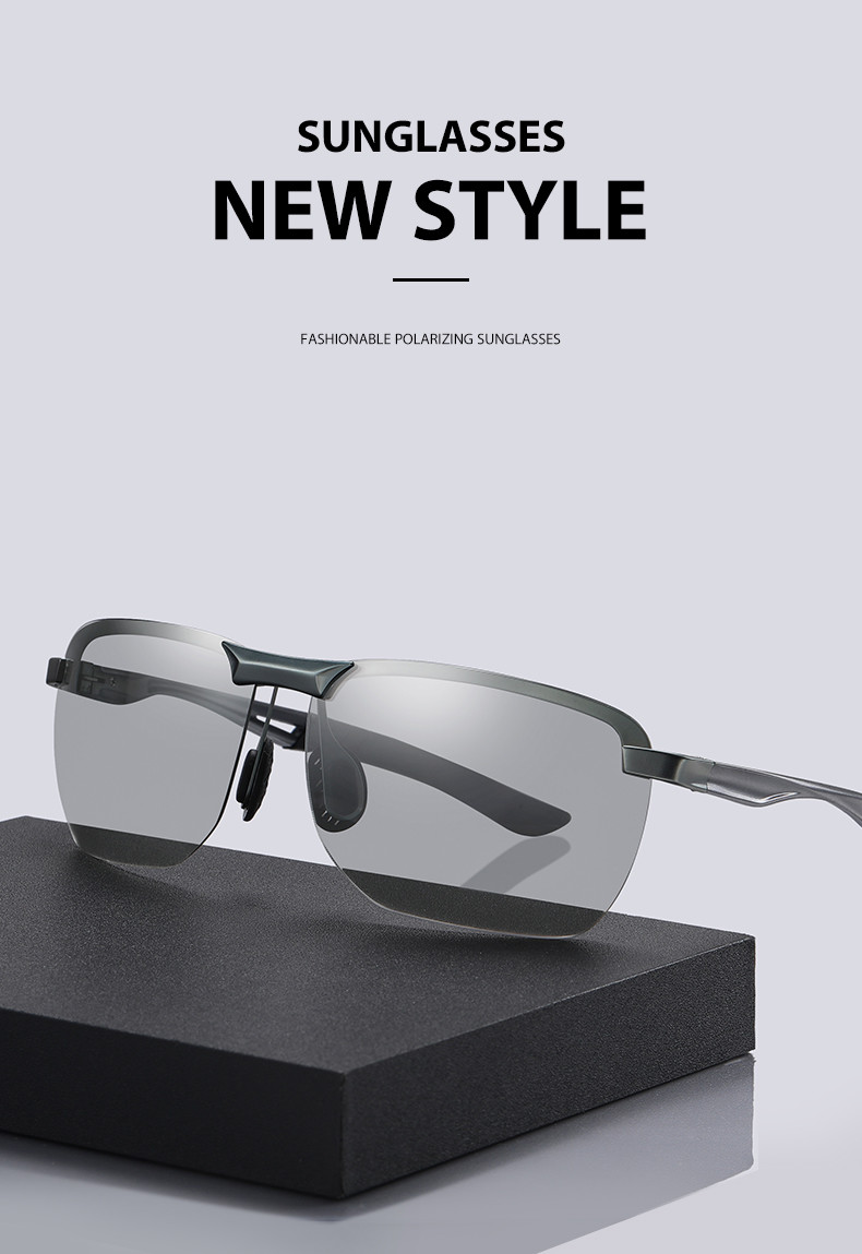 Al Mg Ultra Light Sunglasses REVO coated , TAC Lens Mens Driving Sunglasses