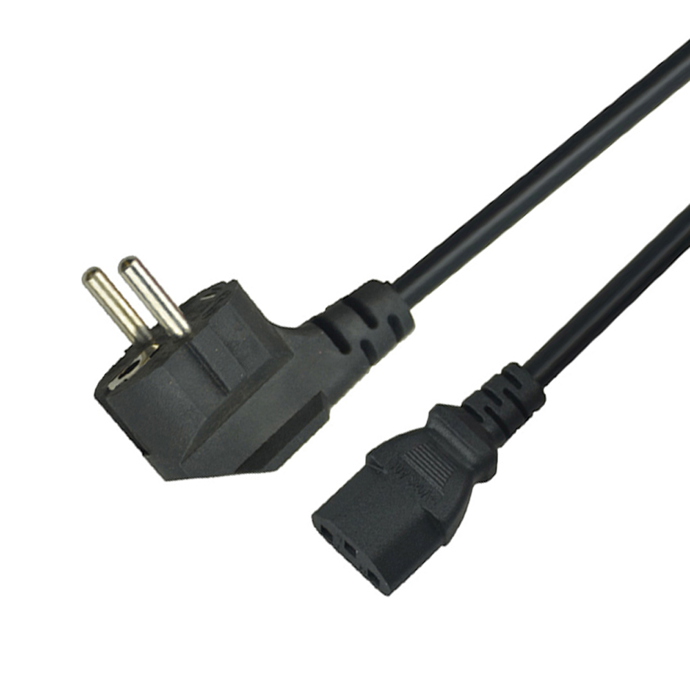 1.5M 1.8M Black EU Power Cable
