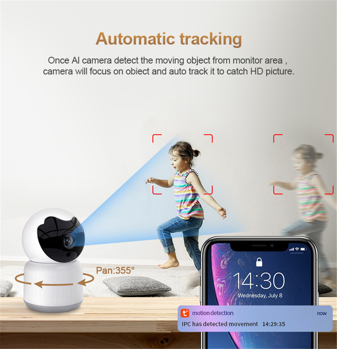 Tuya Smart Life 720P 1080P IP Camera 1M 2M Wireless WiFi Camera Security Surveillance CCTV Camera Baby Moniter