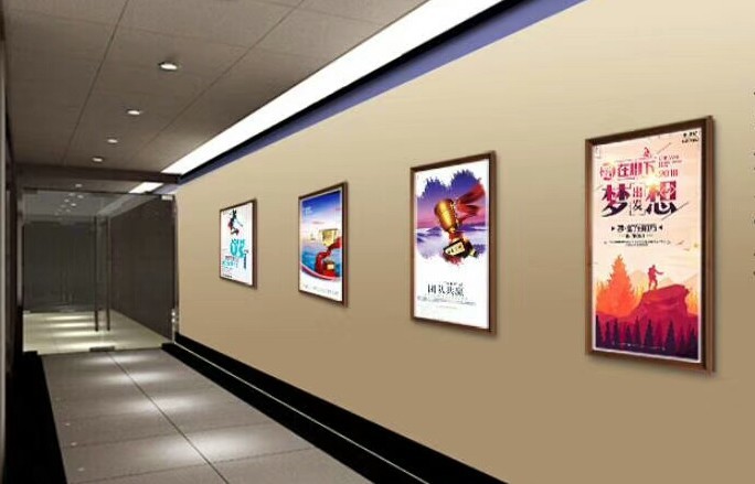 Advertising Player Indoor 27'' Wooden Frame Digital Signage