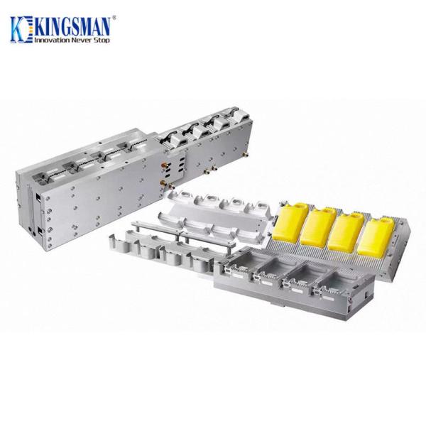 Multi Cavities Plastic Blow Moulding Die Even Heating Temperature For Johnson