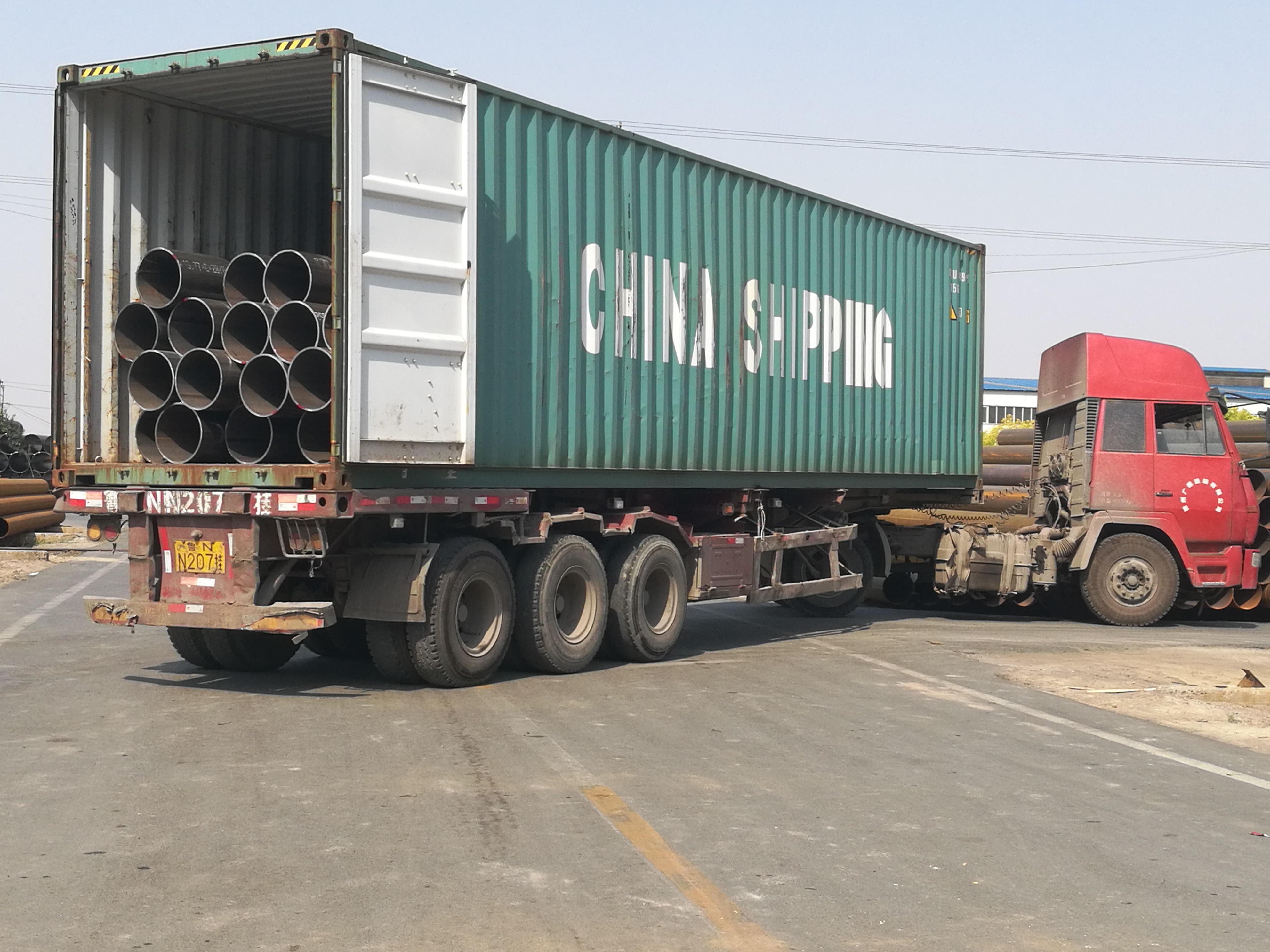 Transport Sewage Oil Natural Gas Lsaw Steel Pipe