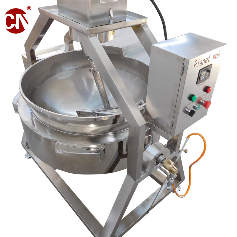 Industrial Semi Automatic Stirring Pot/Planetary Cooking Pot/Planetary Cooking Jacketed Kettle with Mixer