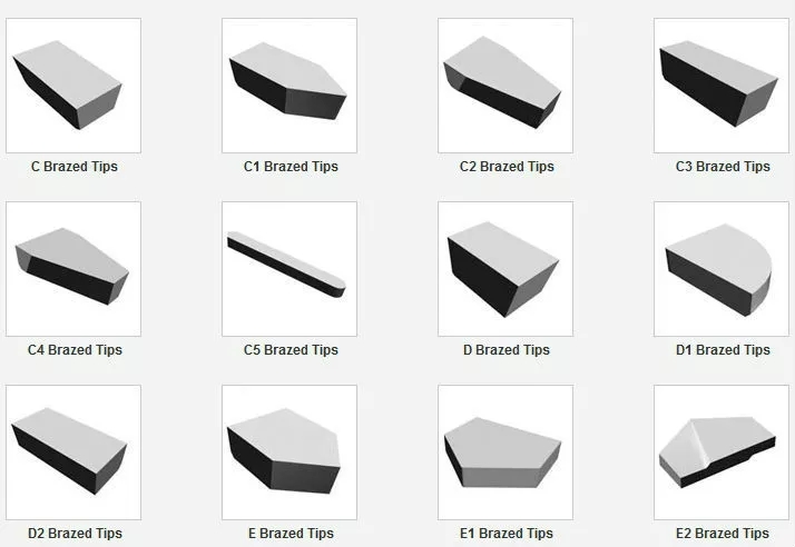 Excellent Toughness Tungsten Carbide Tip With Stable Cutting Performance