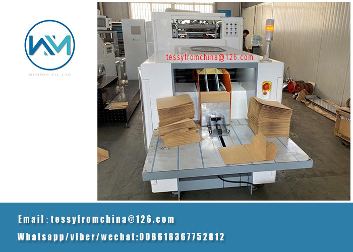 Automatic High Speed Roll Feeding Square bottom paper bag making machine Factory Direct Manufacturer