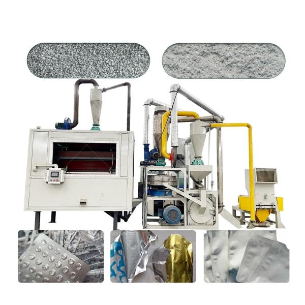 Power kW 55 Medical Blister Aluminum Plastic PVC Recycling Extrusion Machine for