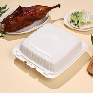 18oz 500ml Microwavable Food Containers With Lid 6''X6''X3''