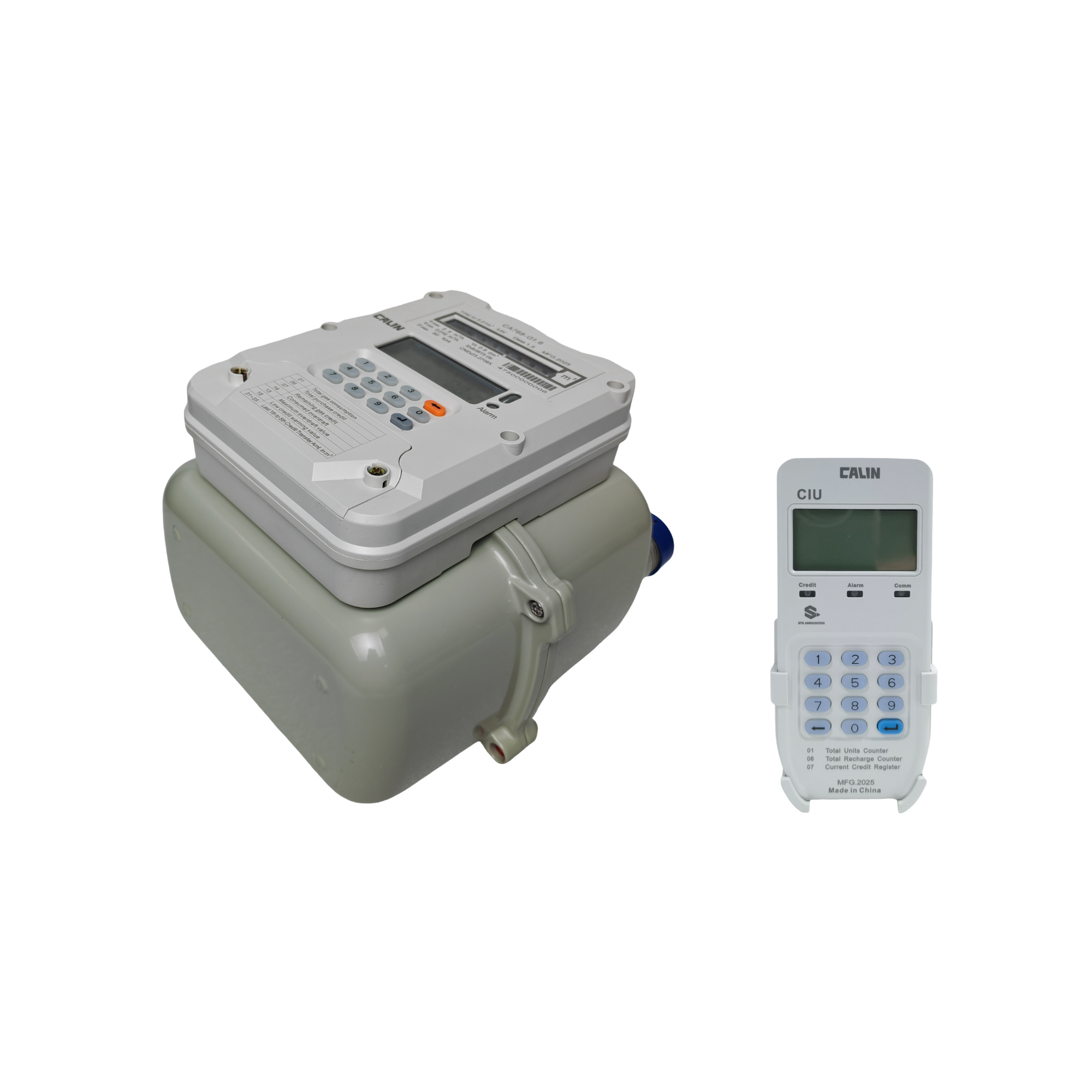 MODBUS Communication Prepaid Gas Meter AMR AMI Compatibility , Maintenance Free