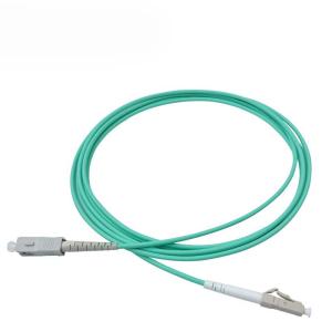 China Simplex Patch Cord OM3 Multimode 3.0mm LSZH Jacket with LC SC FC ST Connectors on sale China Simplex Patch Cord OM3 Multimode 3.0mm LSZH Jacket with LC SC FC ST Connectors on sale