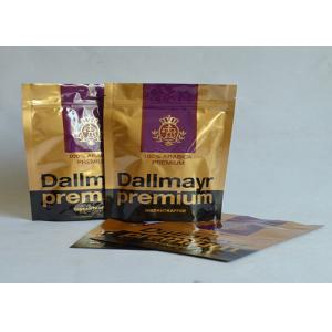 China Biodegradable Plastic Pouch Packaging / Stand Up Barrier Pouches Zipper Top on sale