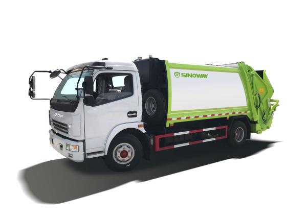 4×2 Chassis Sanitation Garbage Collection Truck Waste Removal Trucks 95km/H Max