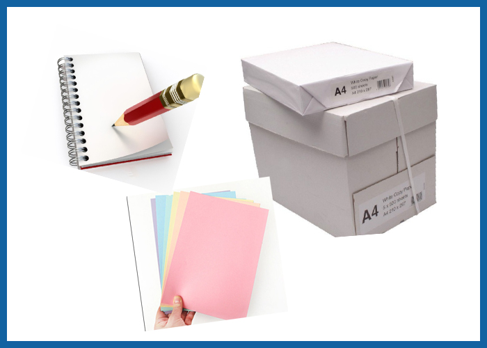 23 * 35 Inch Multicolor Bond Paper For Recyclable Office Paper 53gsm 55gsm