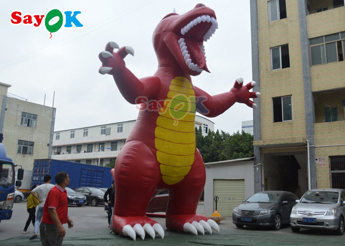 PVC Tarpaulin Giant Inflatable Raptor Dinosaur Air Balloon Dinosaur