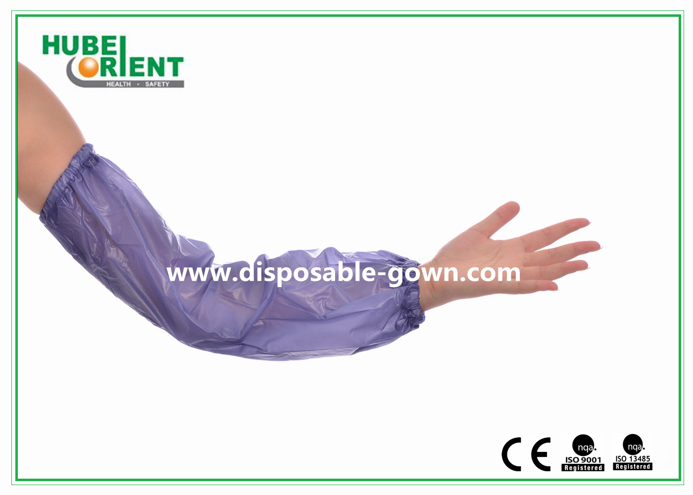 Heat Resistant Long PE Disposable Sleeve Protectors Breatheable