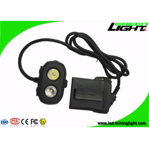 China High Illumination LED Mining Light IP68 Dual Beam Safety Underground Cap Lamp on sale