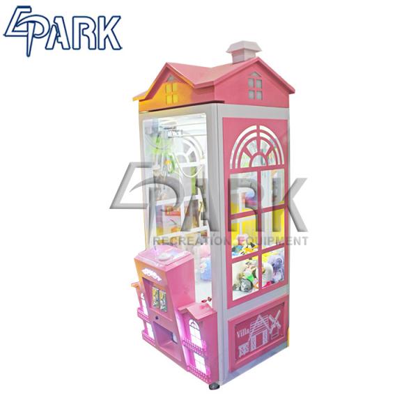 Attractive Toy Crane Game Machine / Coin Operated Gift House Big Crane Claw