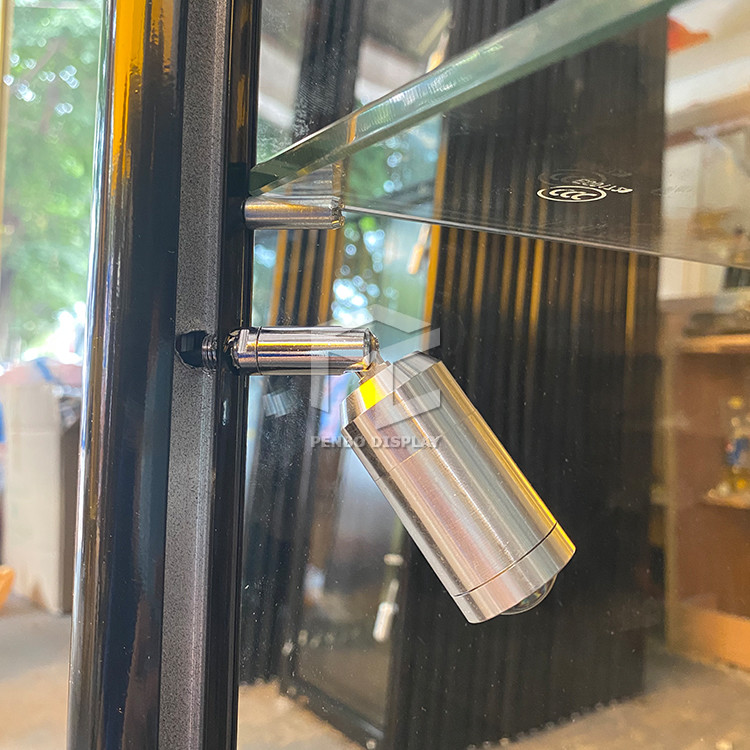 T4 LED Store Glass Display Showcase Counter For Shop Monomer Design