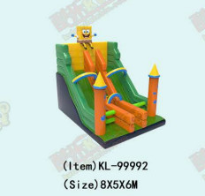 SpongeBob With Candle Fun Park Inflatable Slide For Rentals
