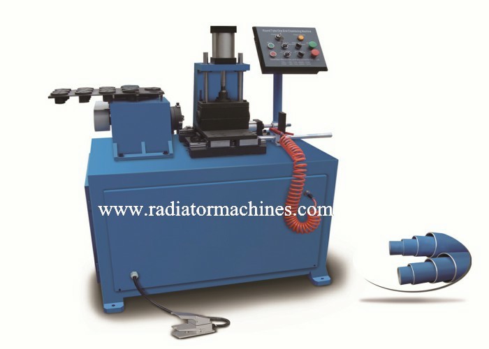 Double End Chamfering Radiator Making Machine manual feeding