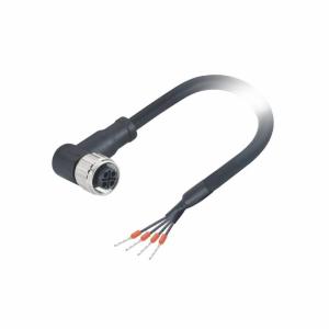 M12 Sensor Actuator Cable S Code Terminals For Motor Encoder PLC Drives